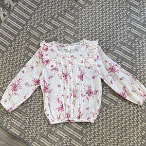 Floral Pink Kids LoveShackFancy Top